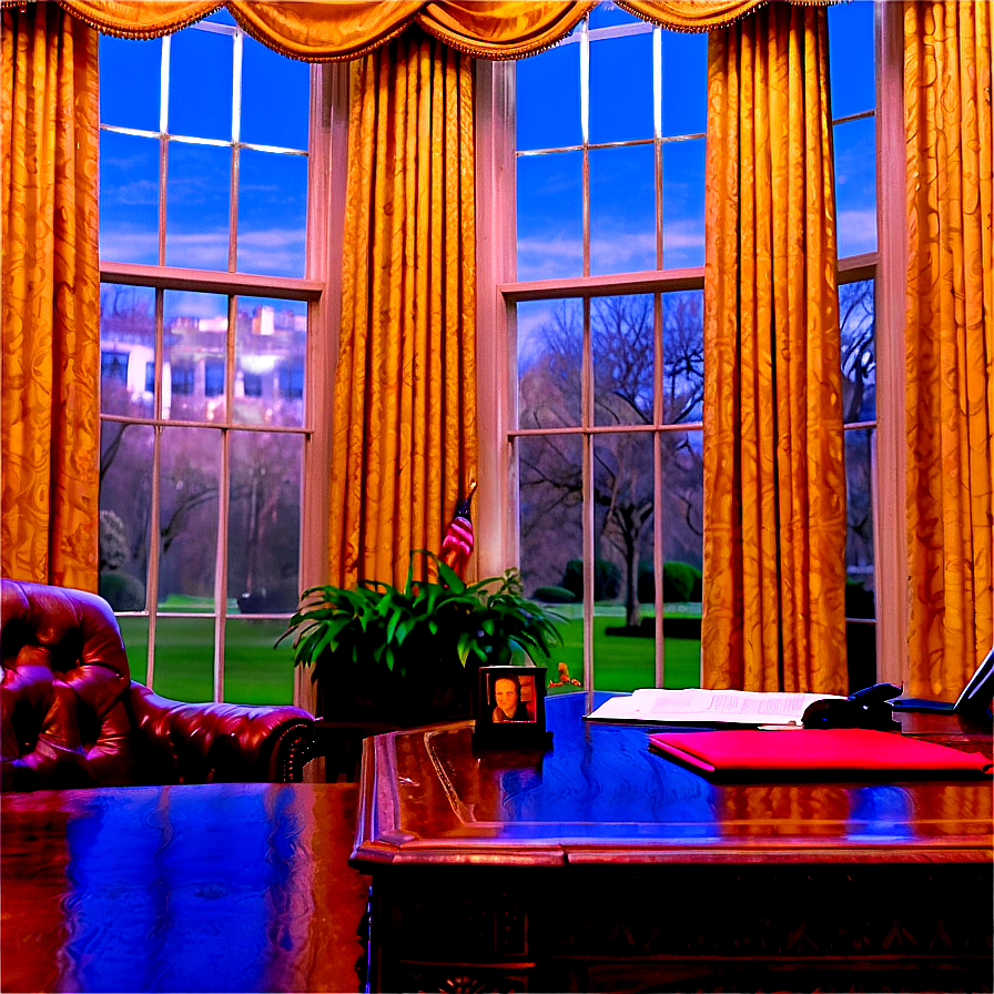 White House Oval Office Exterior Png Pdf21 PNG image