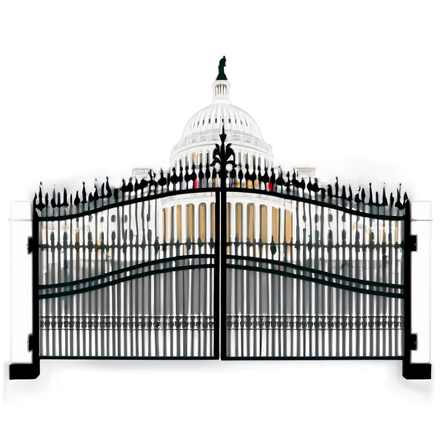 White House Security Gate Png Btm78 PNG image