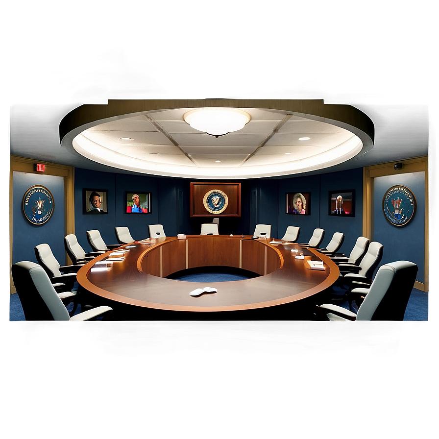 White House Situation Room Png 06252024 PNG image