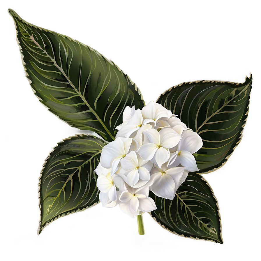 White Hydrangeas Flowers Png Sei75 PNG image