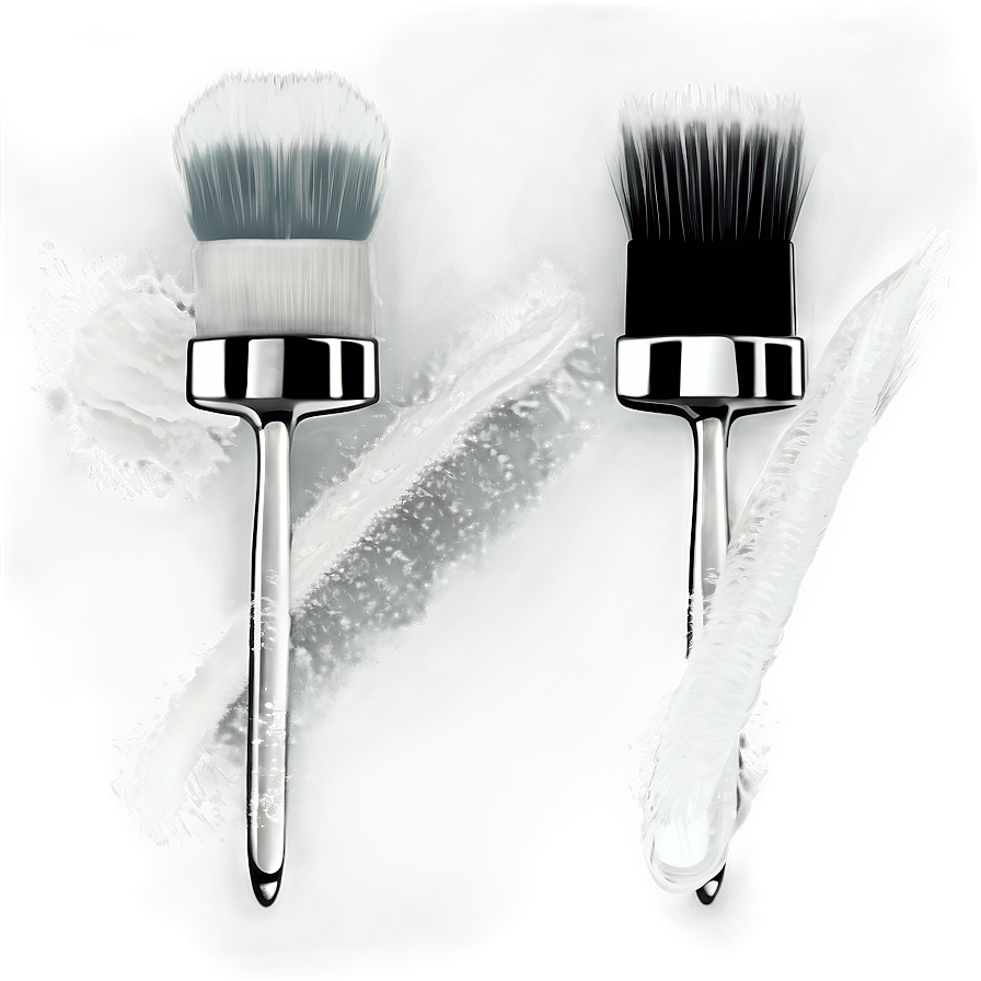 White Ink Brush Stroke Png 06262024 PNG image