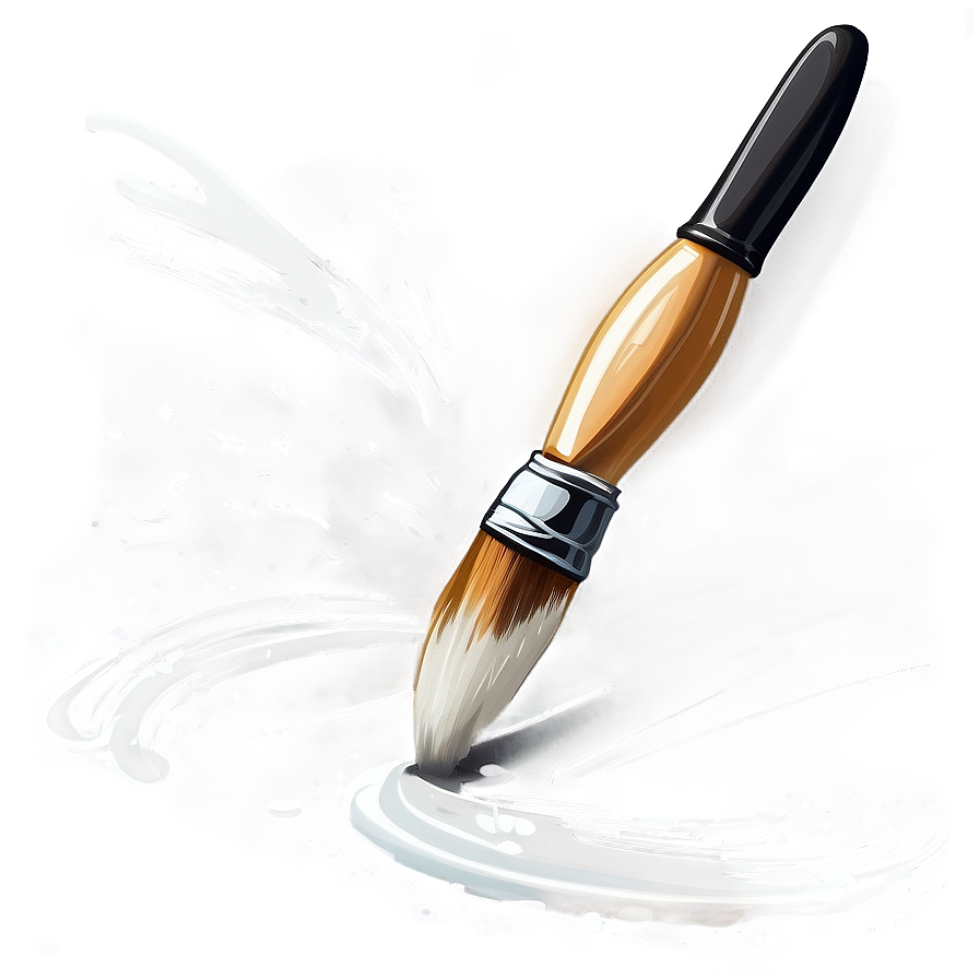 White Ink Brush Stroke Png 27 PNG image