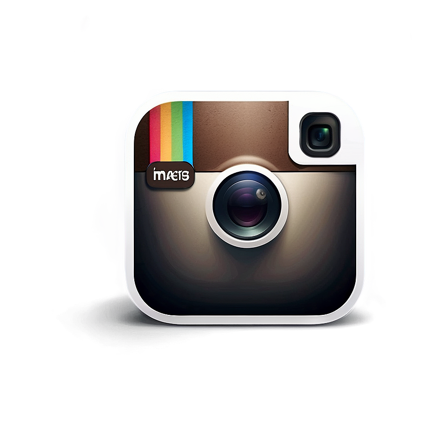 White Instagram Logo For Theme Customization Png Nss PNG image