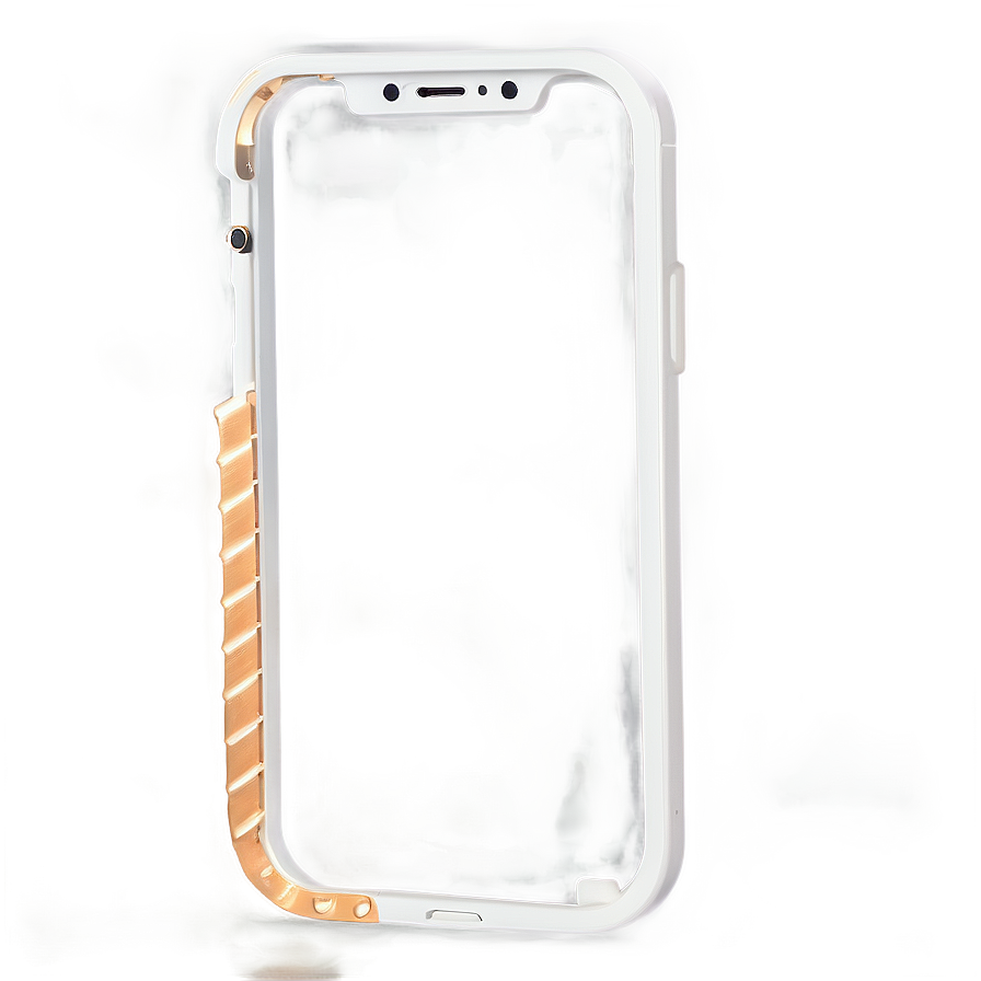 White Iphone 12 Frame Png Lih24 PNG image