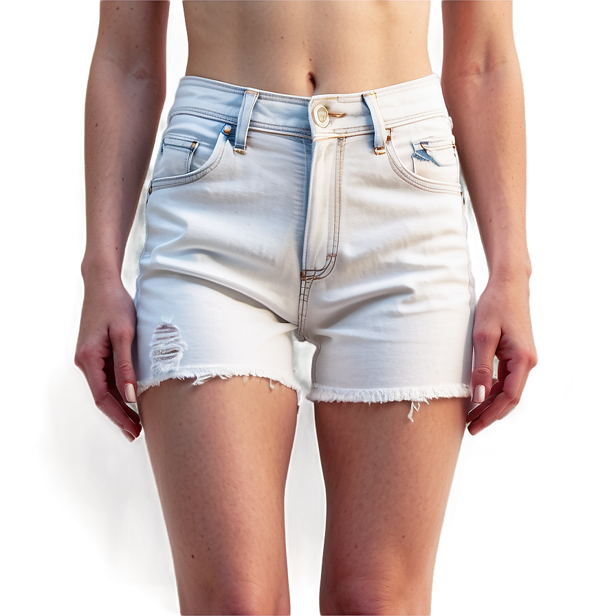 White Jorts Fashion Png 94 PNG image