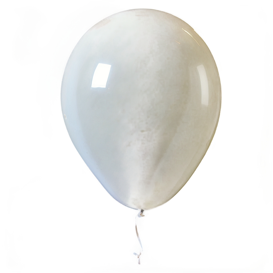 White Latex Balloon Png Nfx12 PNG image