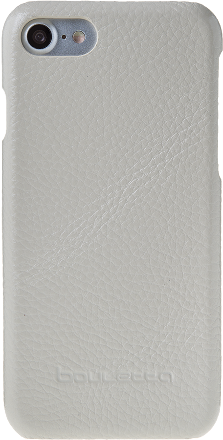 White Leatheri Phone Case PNG image