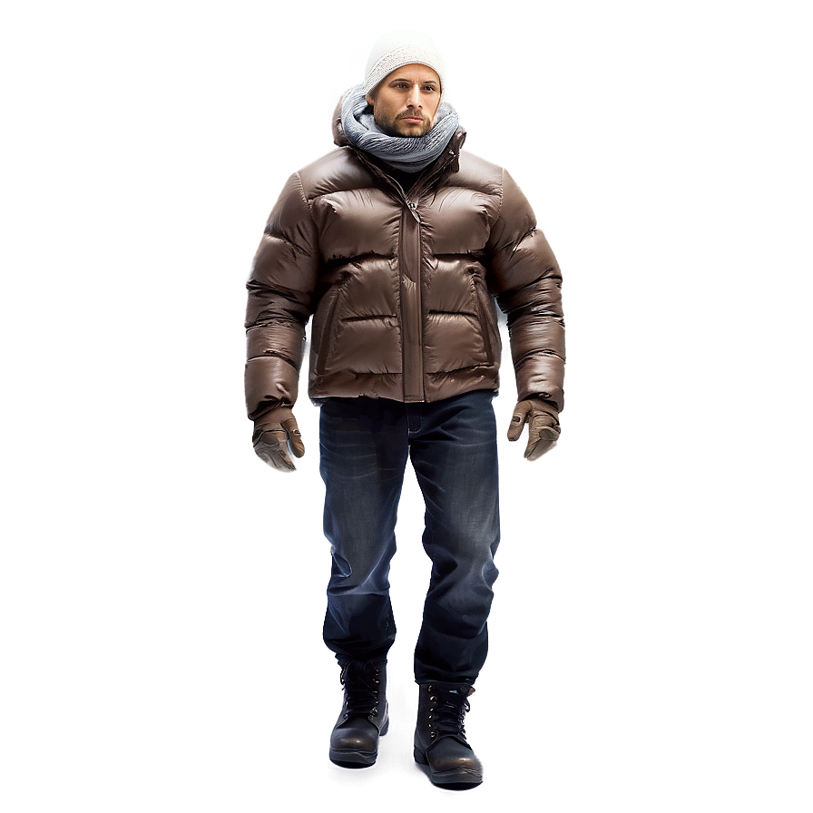 White Man In Winter Clothes Png 8 PNG image