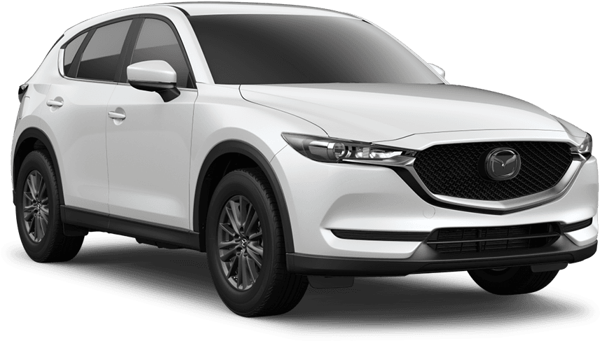 White Mazda C X5 S U V2023 PNG image