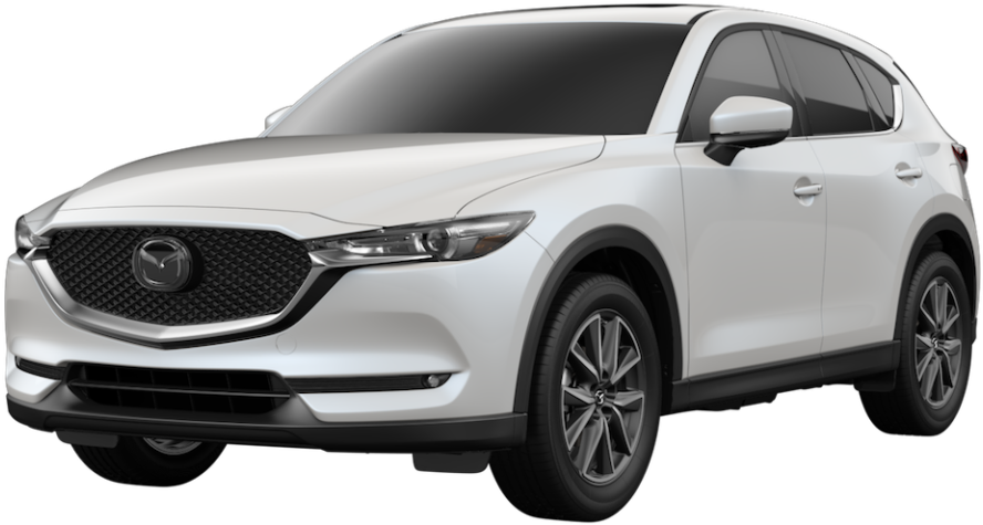 White Mazda Crossover S U V PNG image