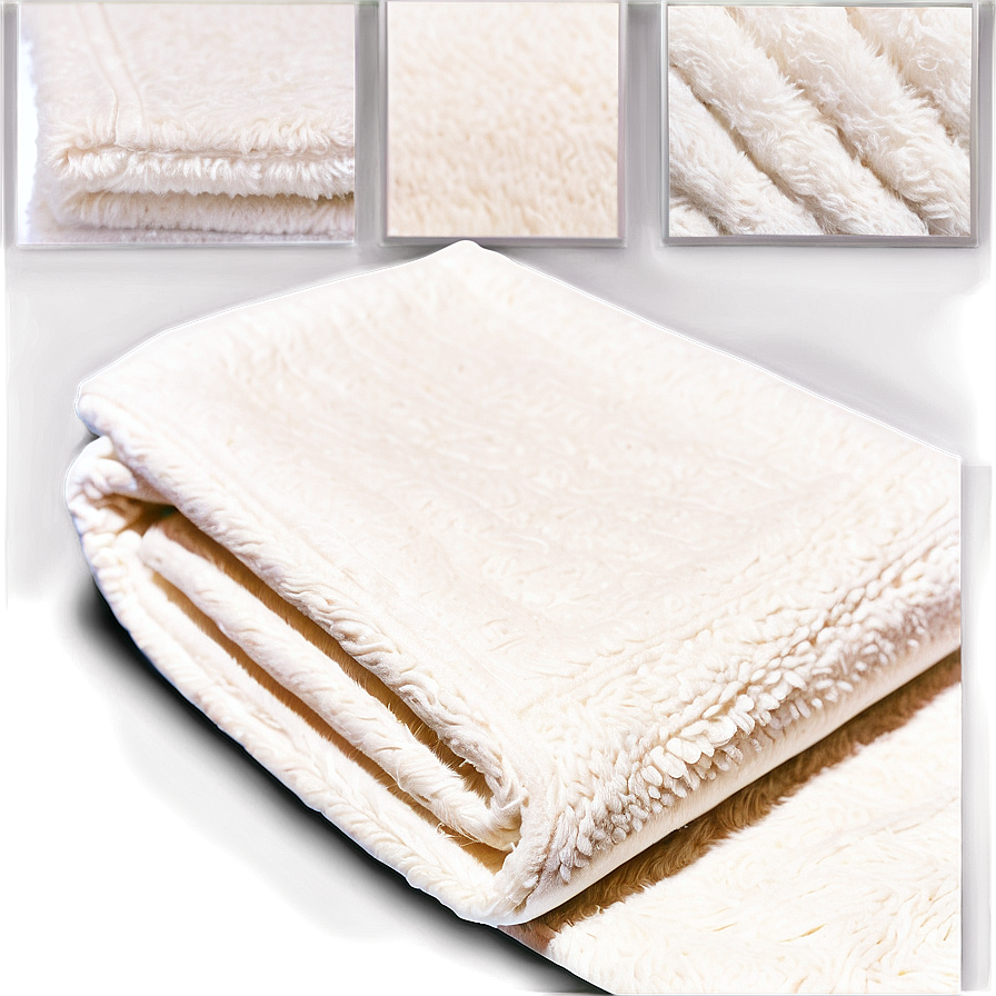 White Microfiber Blanket Png Tjq PNG image