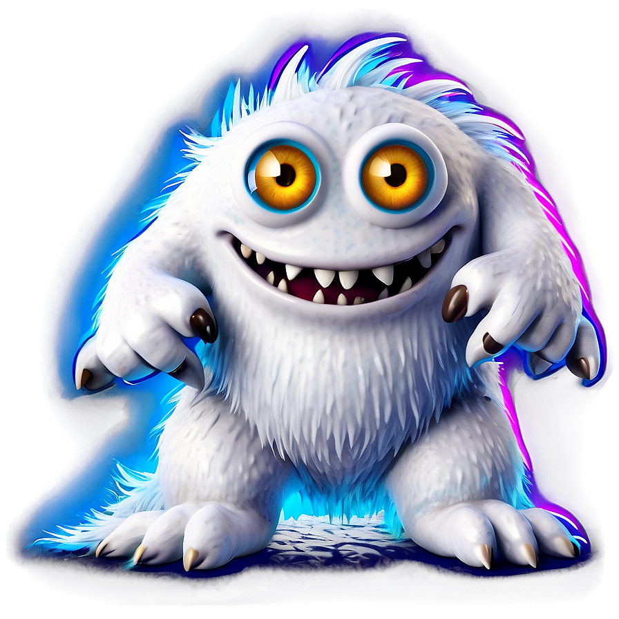 White Monster For Logo Png Twy42 PNG image