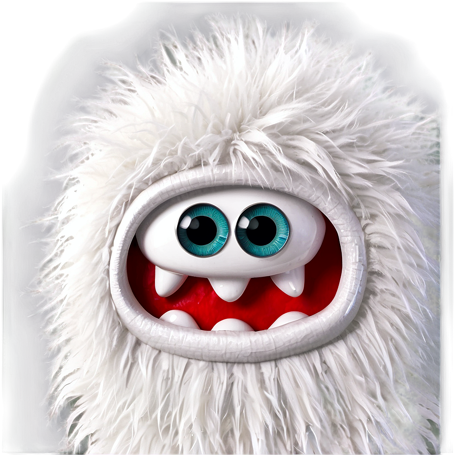 White Monster With Fur Png Gwb PNG image