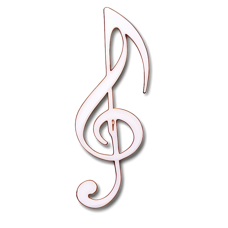 White Music Note For Musicians Png Kvt PNG image