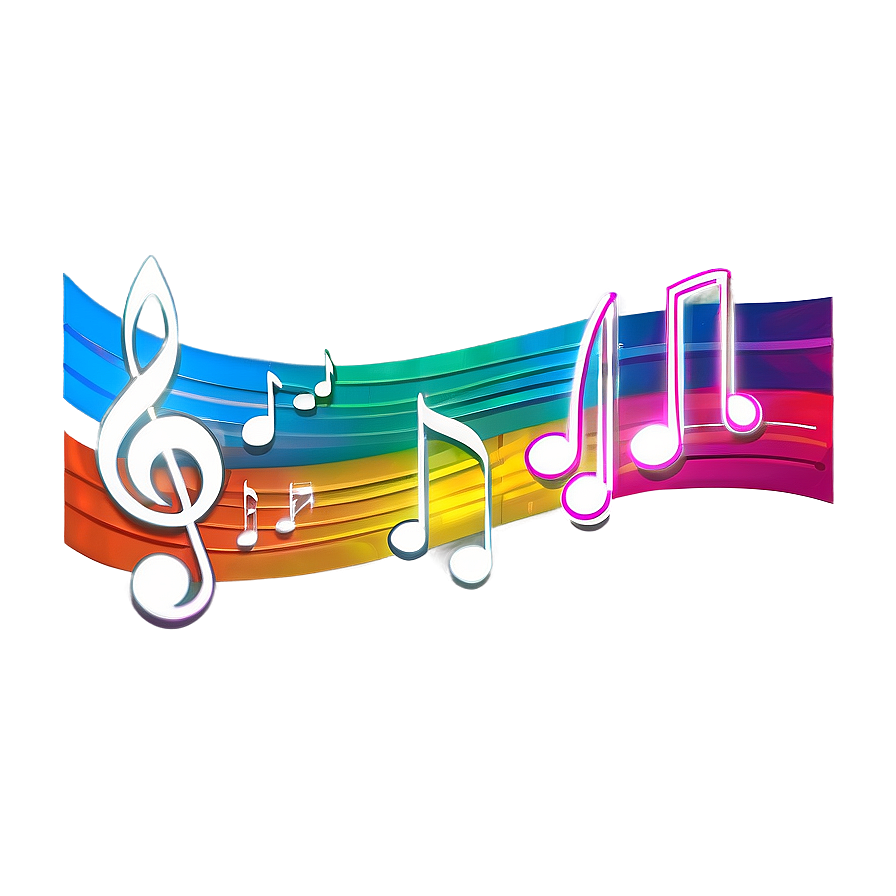 White Music Note For Presentations Png 33 PNG image