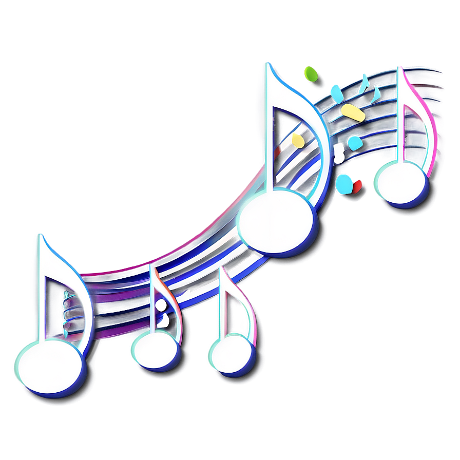 White Music Note Vector Png 30 PNG image