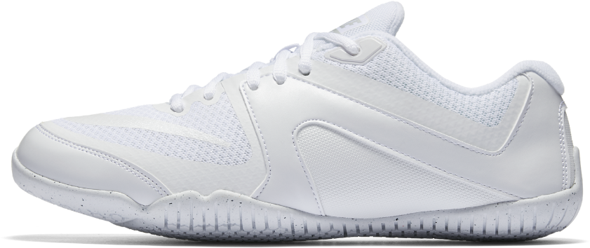 White Nike Sneaker Side View PNG image