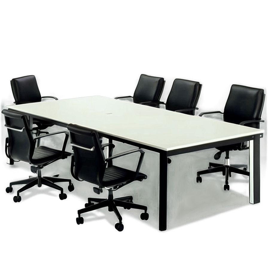 White Office Table Png 43 PNG image