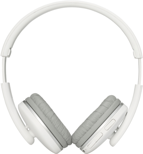 White Over Ear Headphones PNG image