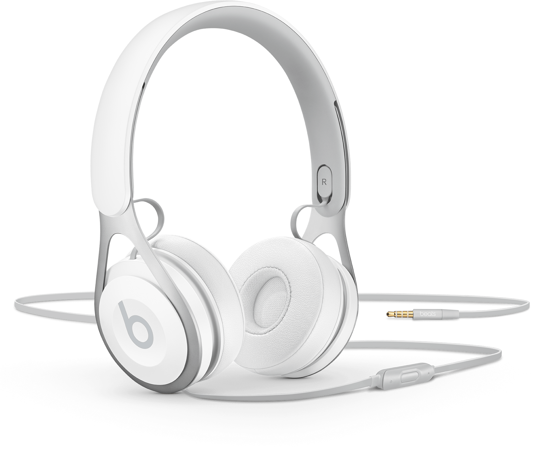 White Over Ear Headphones PNG image