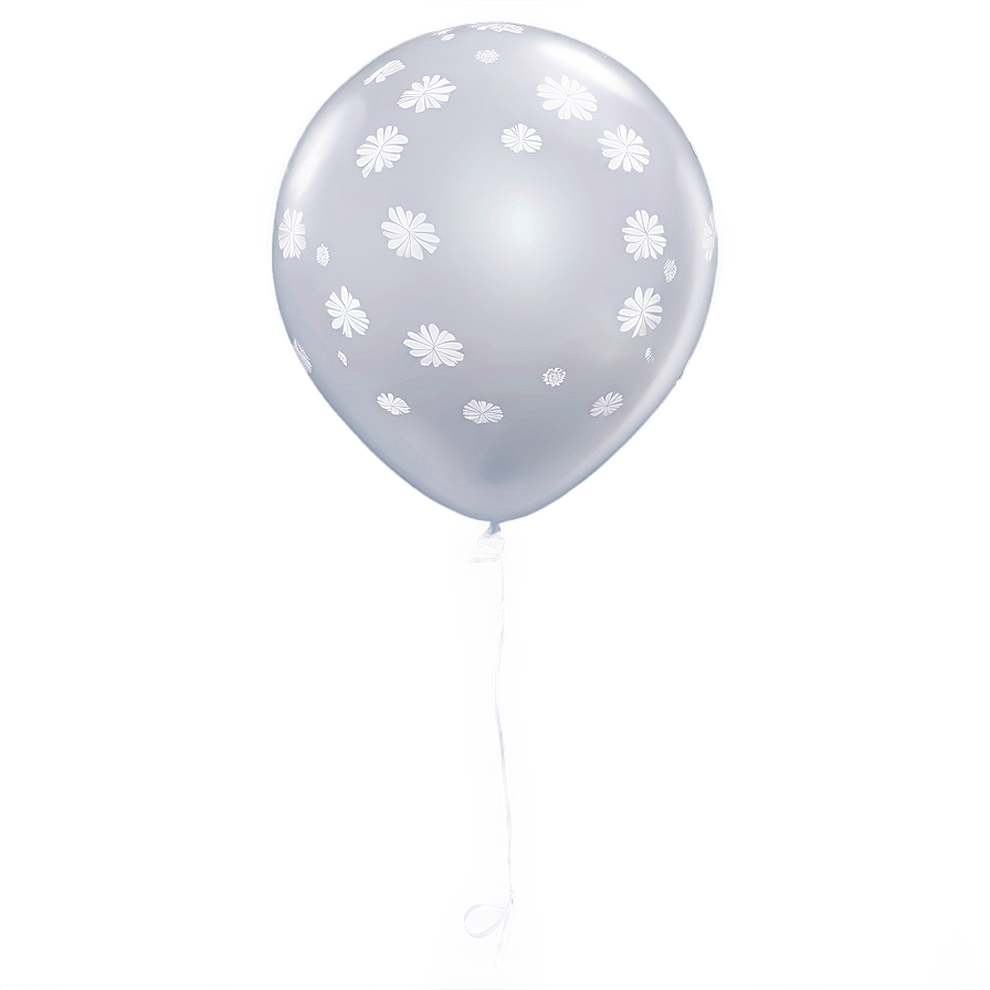 White Party Balloon Png 22 PNG image