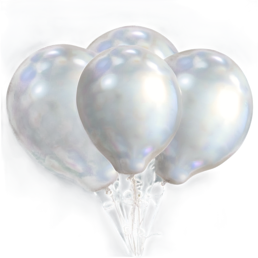 White Party Balloon Png Urs71 PNG image