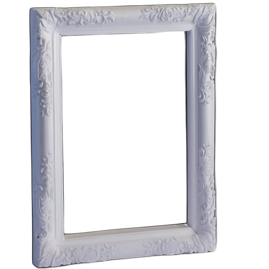White Picture Frame Png 05042024 PNG image