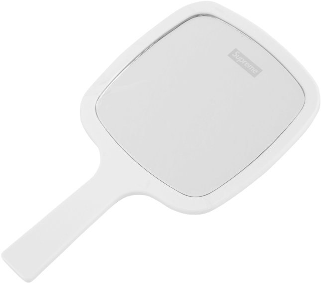 White Ping Pong Paddle Supreme Brand PNG image