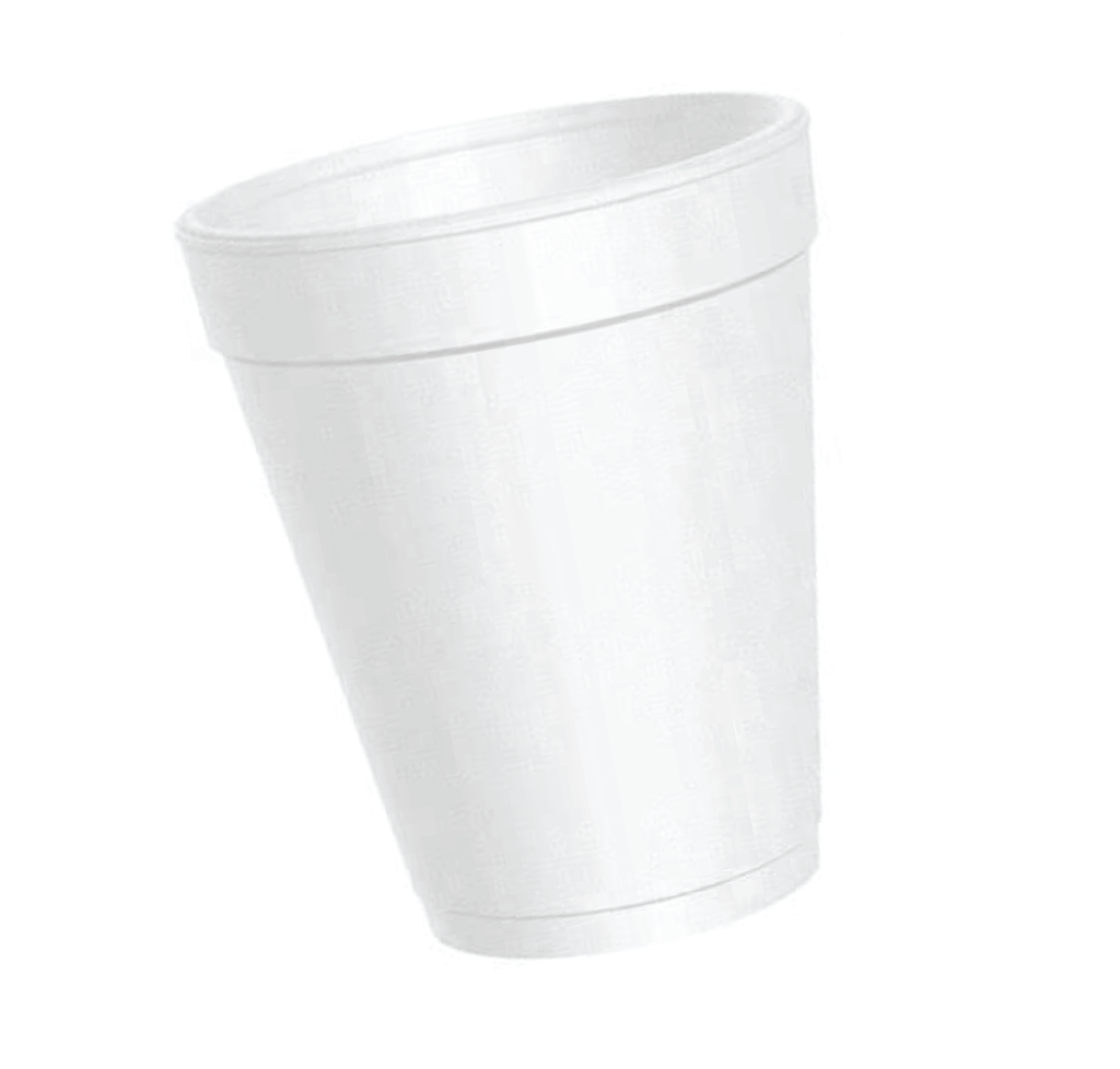 White Plastic Cup Image PNG image