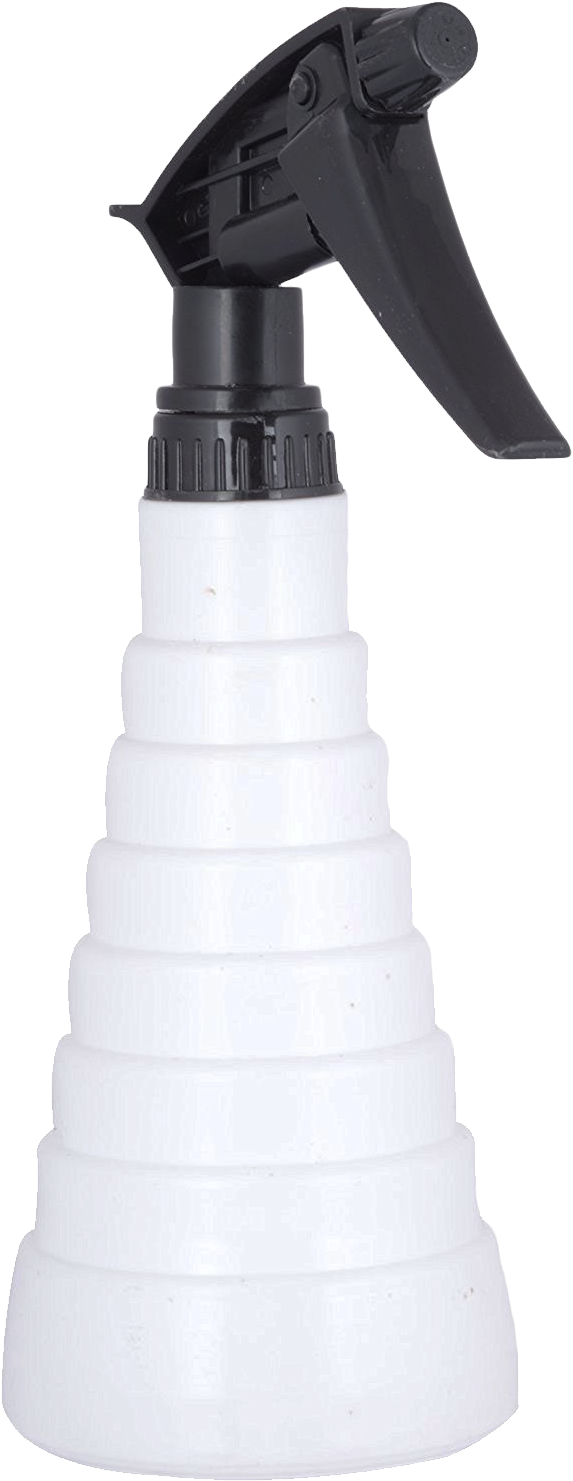 White Plastic Spray Bottle Trigger PNG image