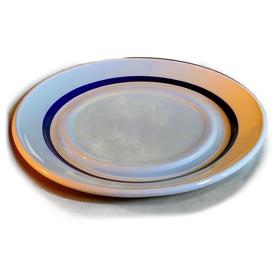 White Plate With Raised Rim Png Iio76 PNG image