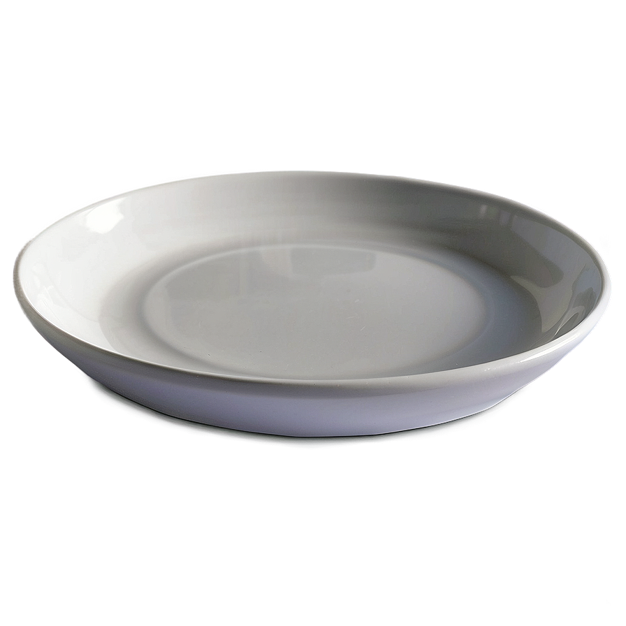 White Plate With Raised Rim Png Ssd35 PNG image