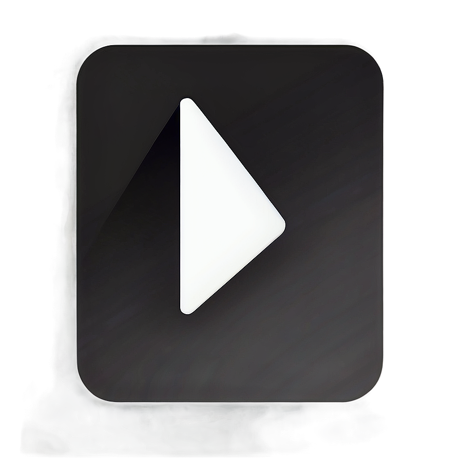 White Play Button Symbol Png Pev49 PNG image