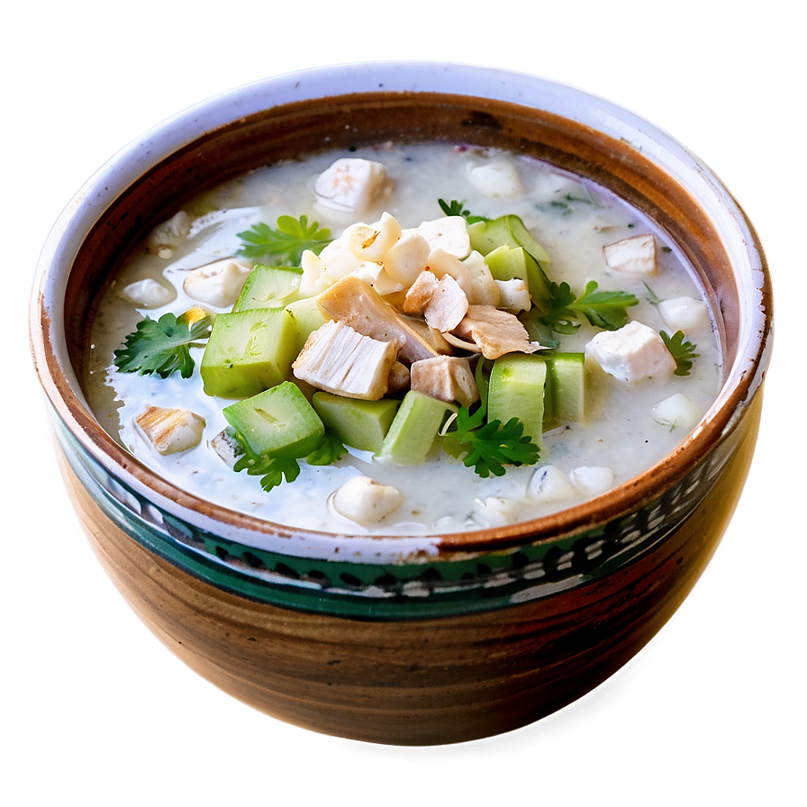 White Pozole Perfection Png 06132024 PNG image