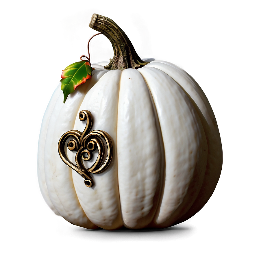 White Pumpkin Decoration Png Ird93 PNG image