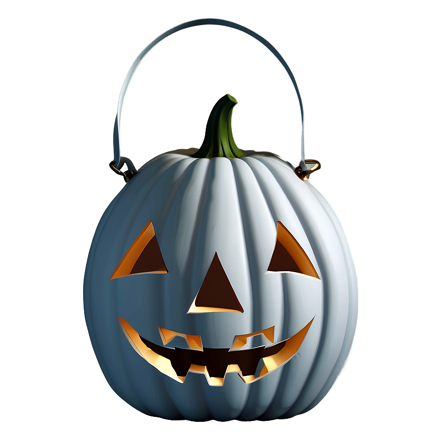 White Pumpkin Lantern Png 06212024 PNG image