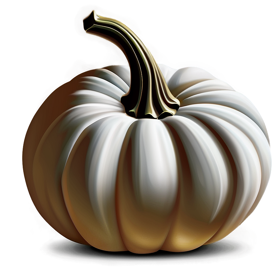 White Pumpkin Vector Png 06212024 PNG image