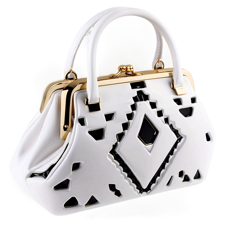 White Purse Png 05242024 PNG image
