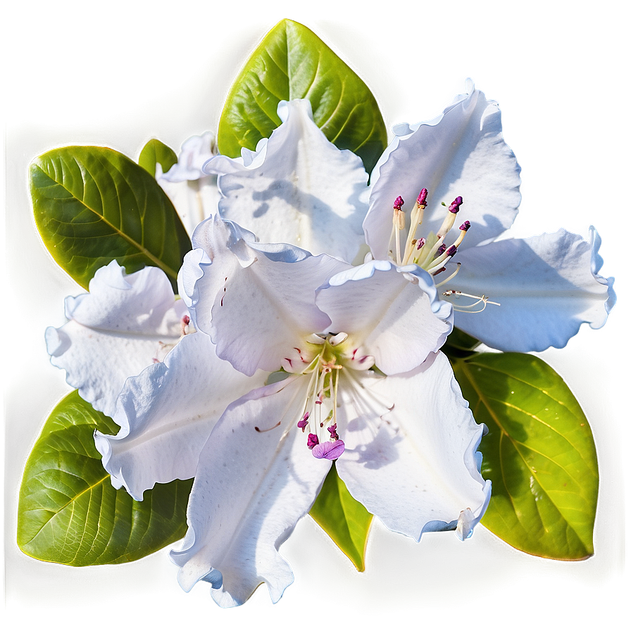 White Rhododendron Png Mnh PNG image