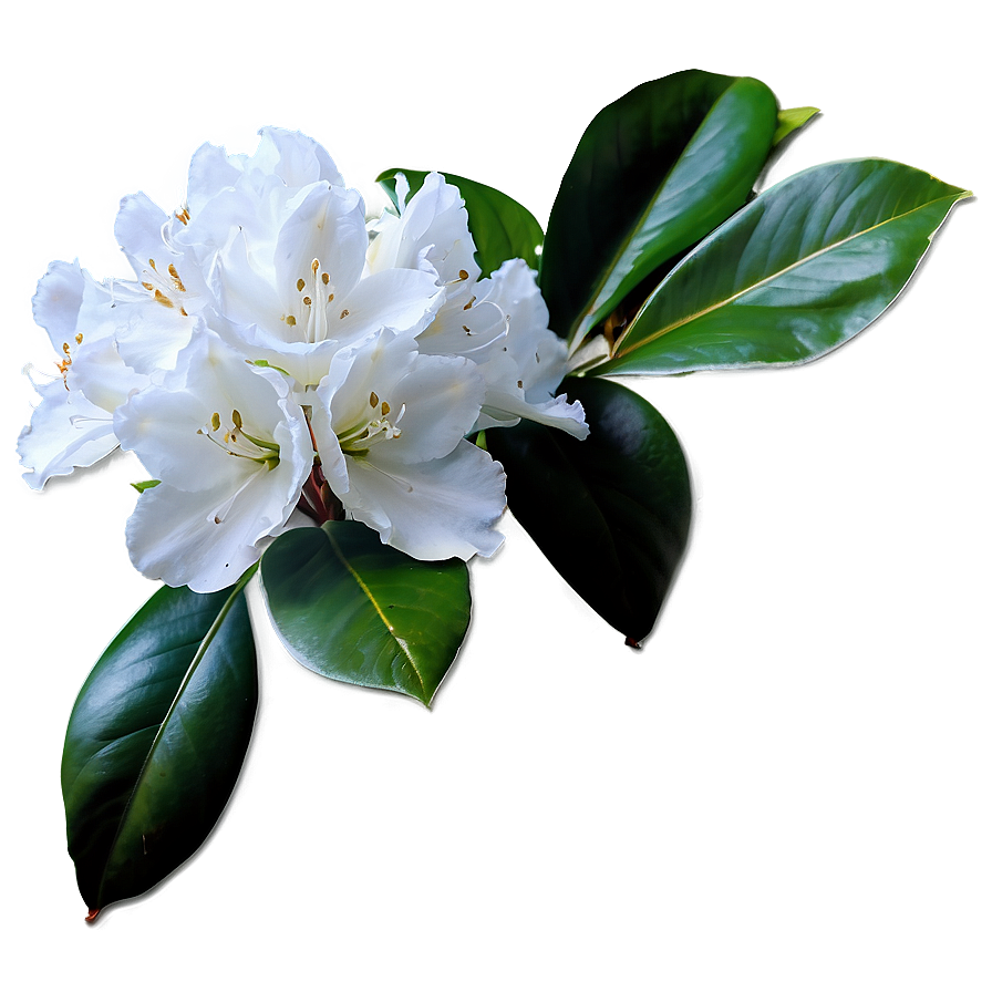 White Rhododendron Png Psl PNG image