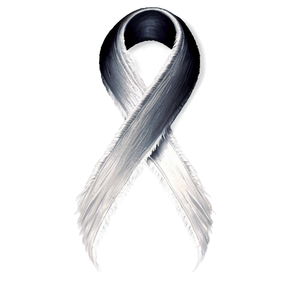 White Ribbon With Fringe Png Dew33 PNG image