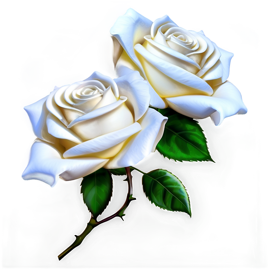 White Roses Flowers Png Xsb75 PNG image