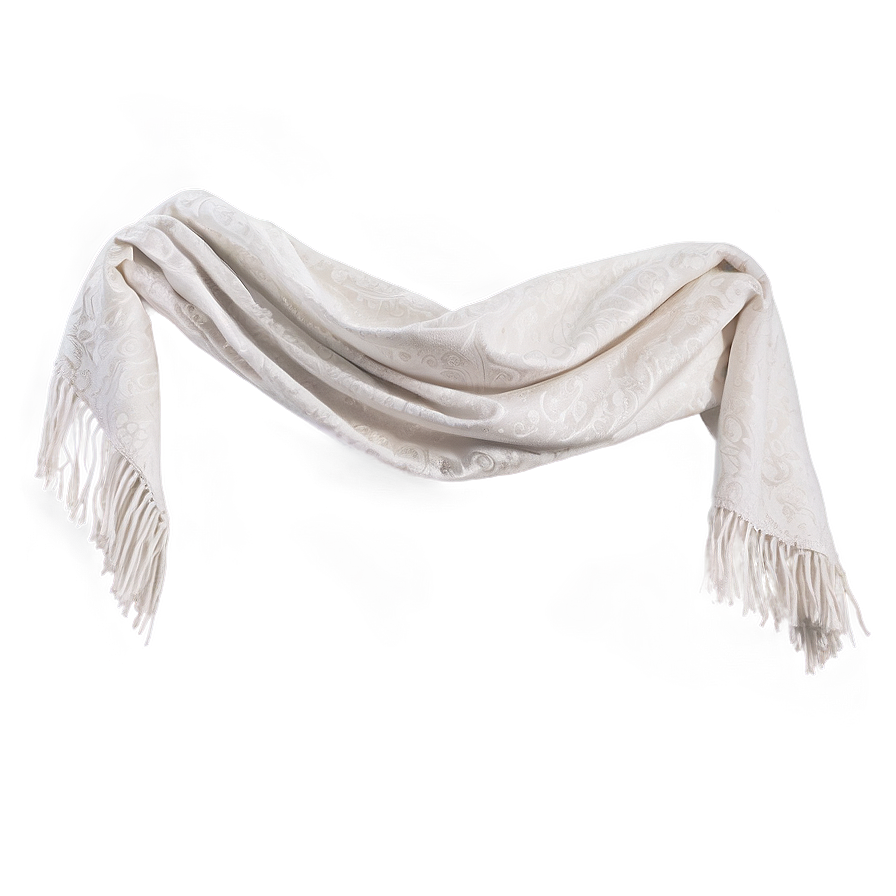 White Scarf Png 05252024 PNG image
