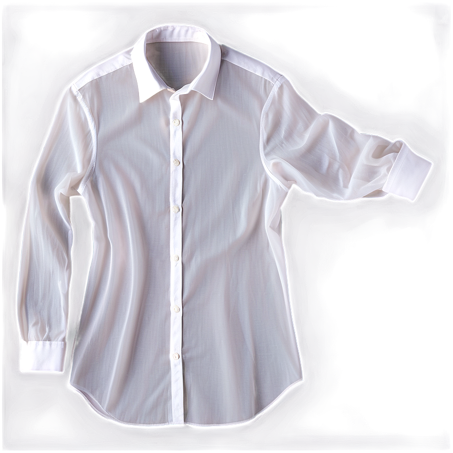 White Sheer Shirt Png 05252024 PNG image