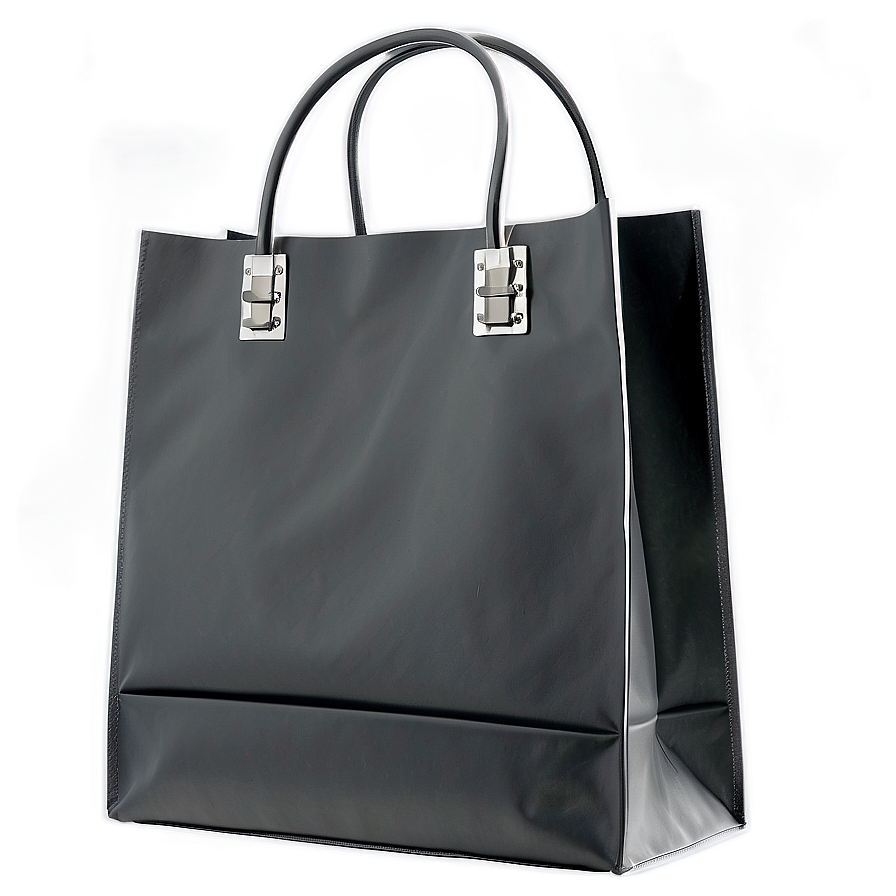 White Shopping Bag Png 05252024 PNG image