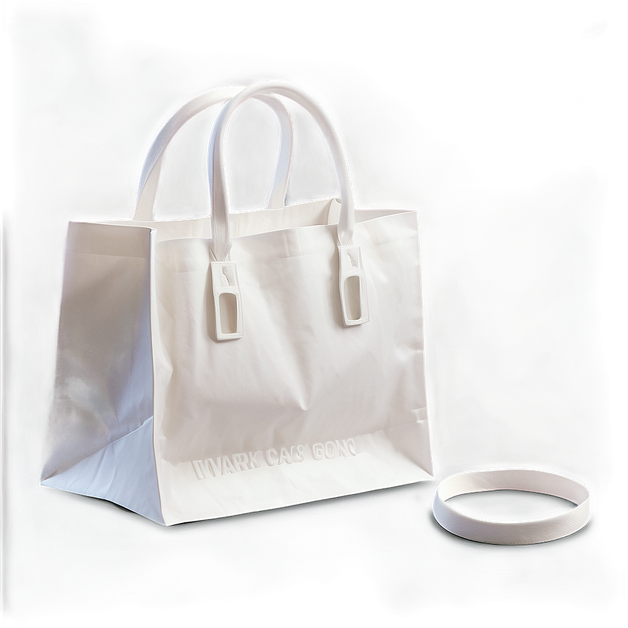White Shopping Bag Png 23 PNG image