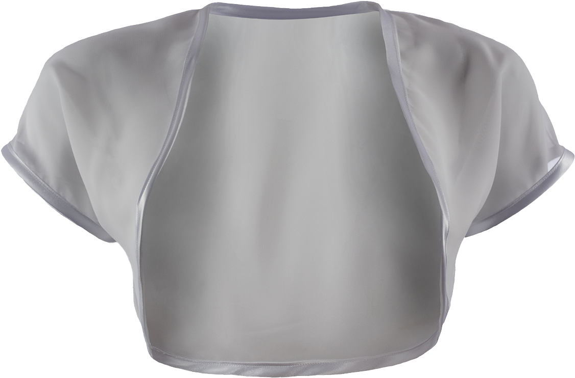 White Short Sleeve Blouse Mockup PNG image