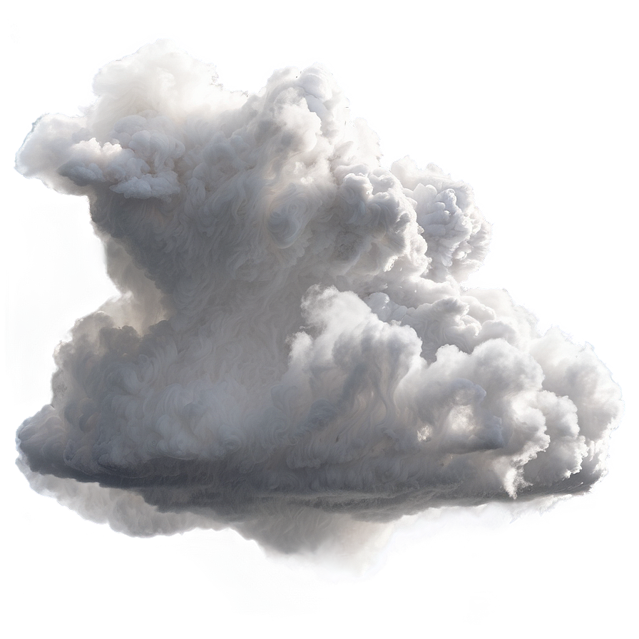 White Smoke Clouds Png 06282024 PNG image