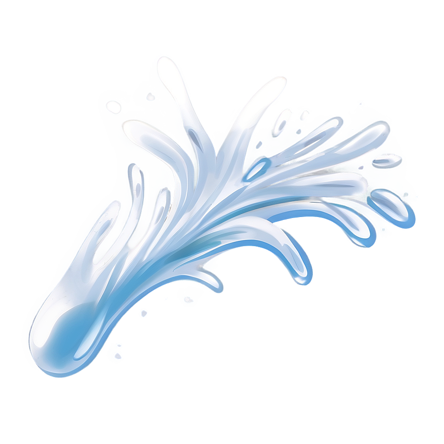 White Splash Drawing Png 06122024 PNG image