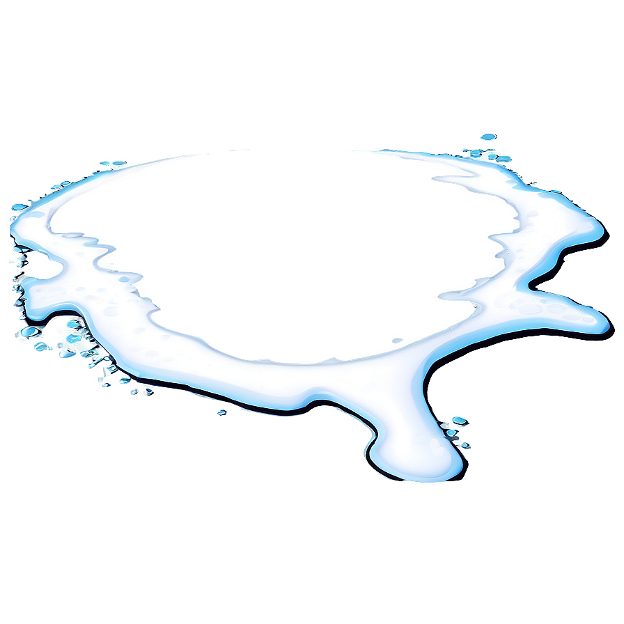 White Splash Outline Png 96 PNG image